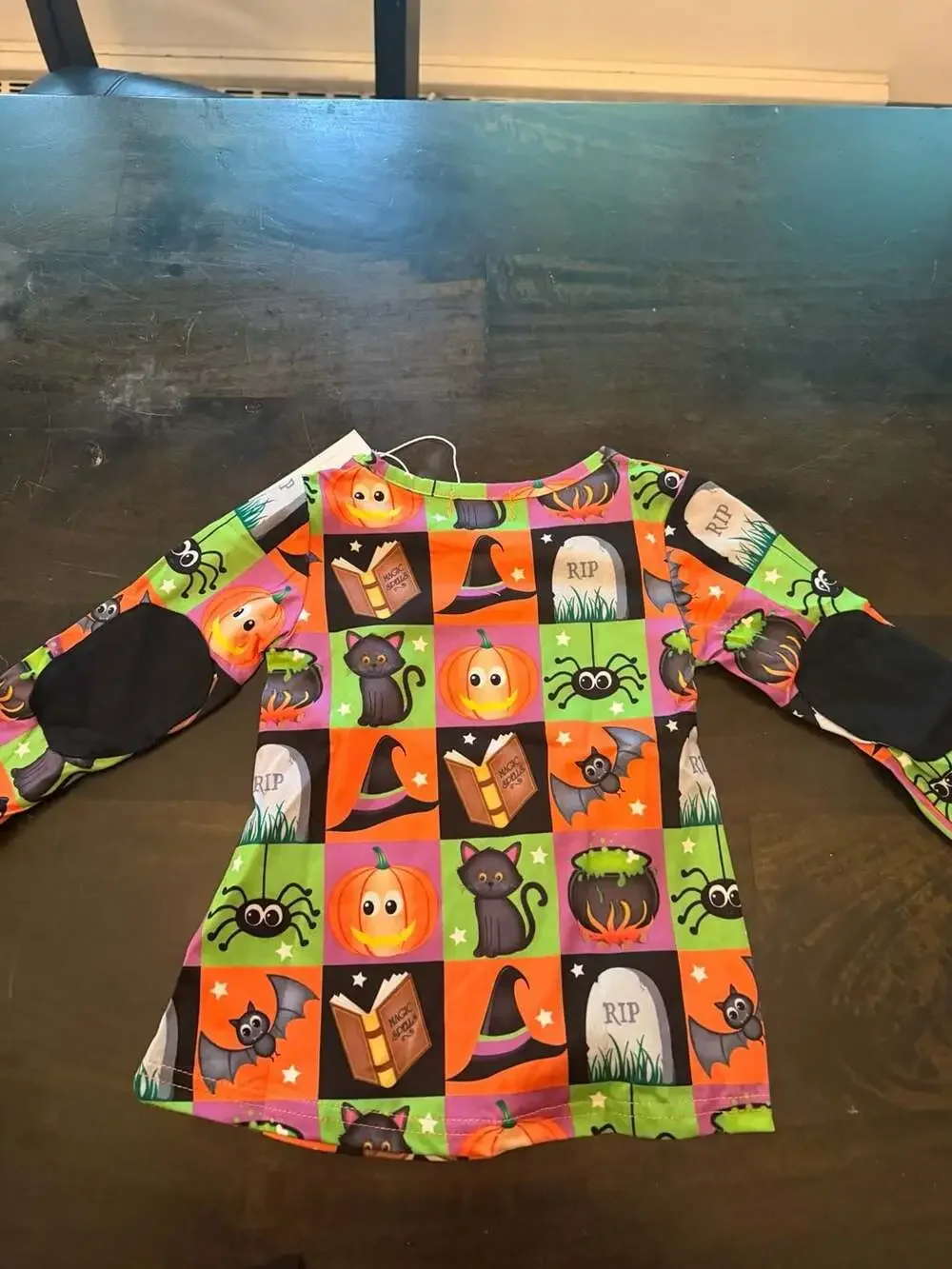 Pete + Lucy Halloween Long Sleeve Dress and Pants Set - 6-12M